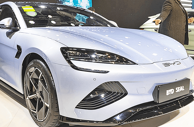 BYD 씰 전기 자동차의 새로운 강자