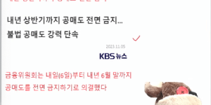 공매도 금지