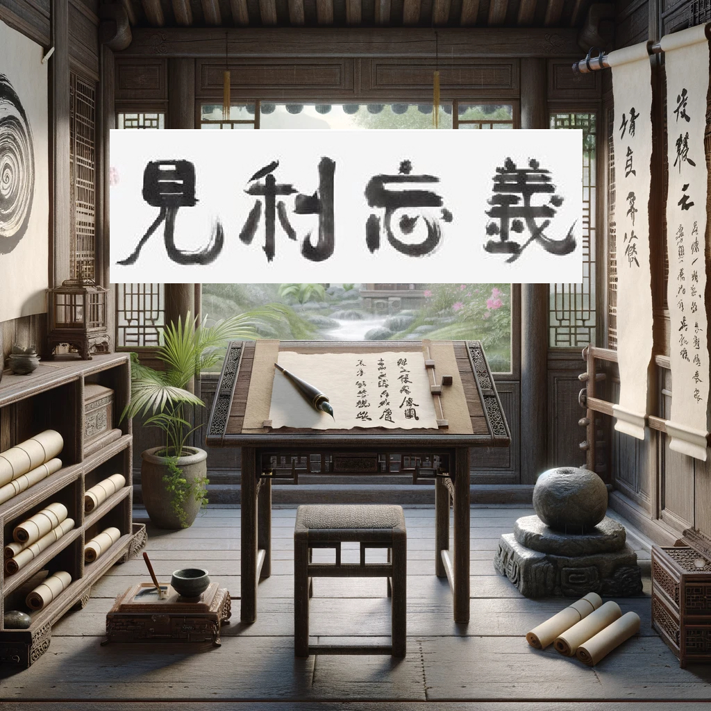 견리망의 올해의 사자성어